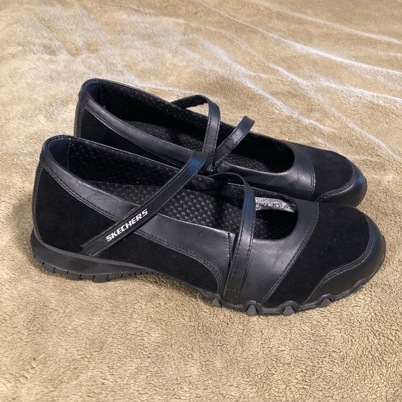 EUC Skechers Active Step Up Leather Shoes Sandals Size 8.5M - Picture 1 of 10